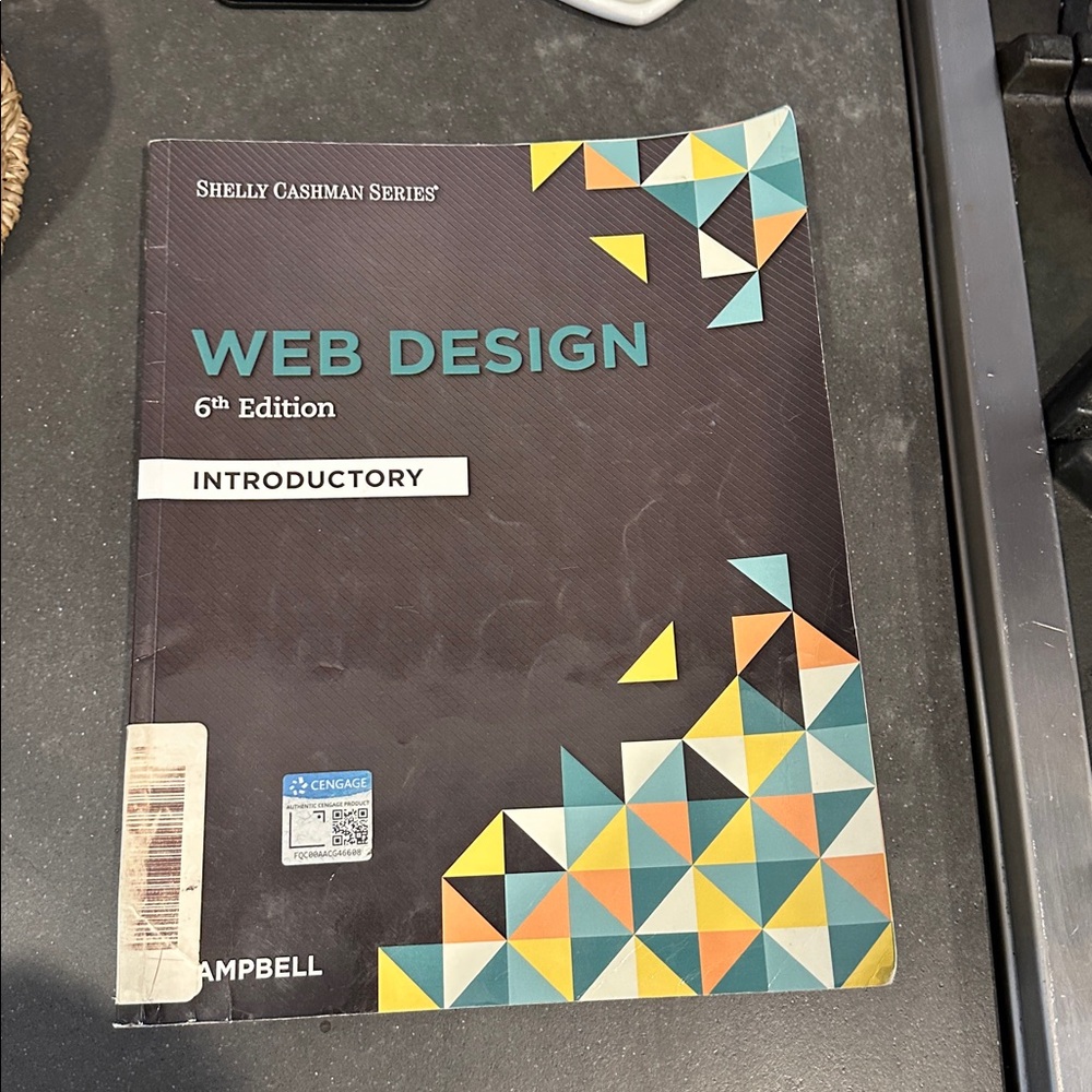 Web design cengage 6th edition textbook